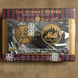 2000 Upper Deck Subway Series MLB Box SEALED NEW Derek Jeter Mariano Rivera
